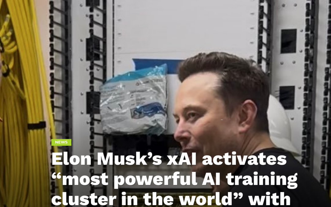 Společnost xAI Elona Muska aktivuje „nejvýkonnější tréninkový klastr AI na světě“ se 100 tisíci grafickými procesory Nvidia H100